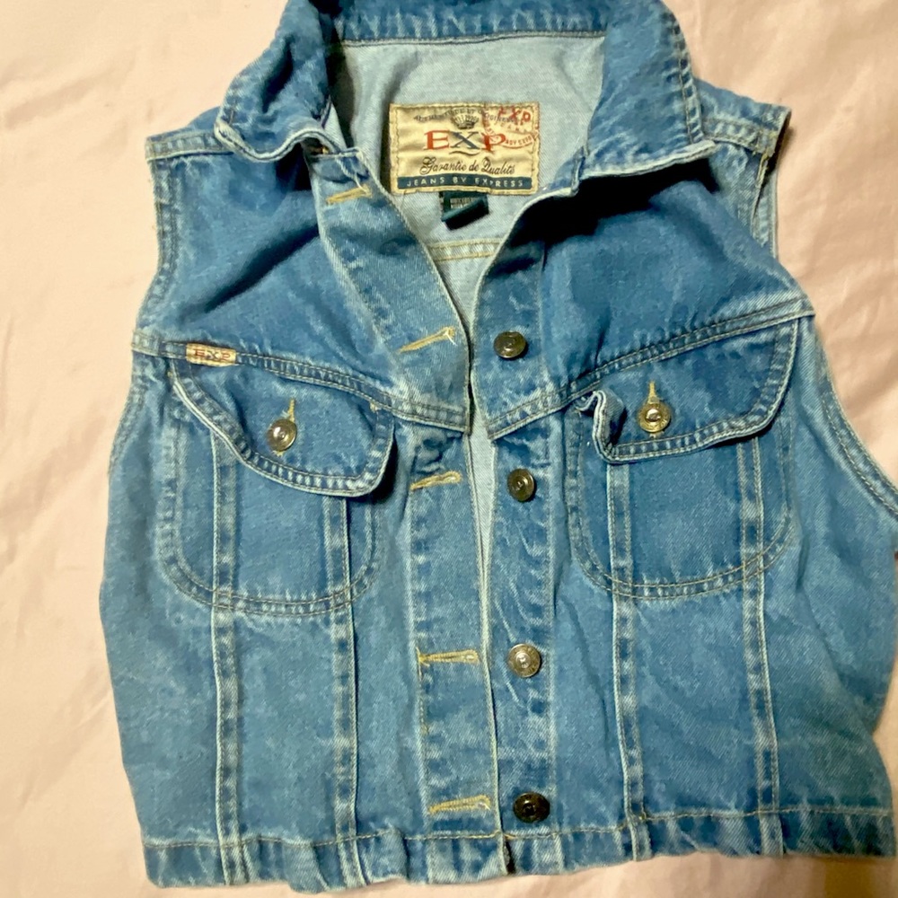 Express Jean Vest